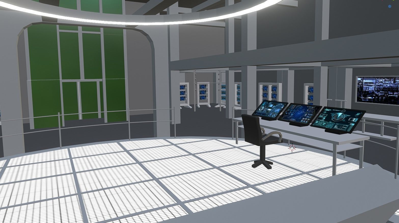 CW Green Arrow Season 4 Bunker Low-poly 3D model_6