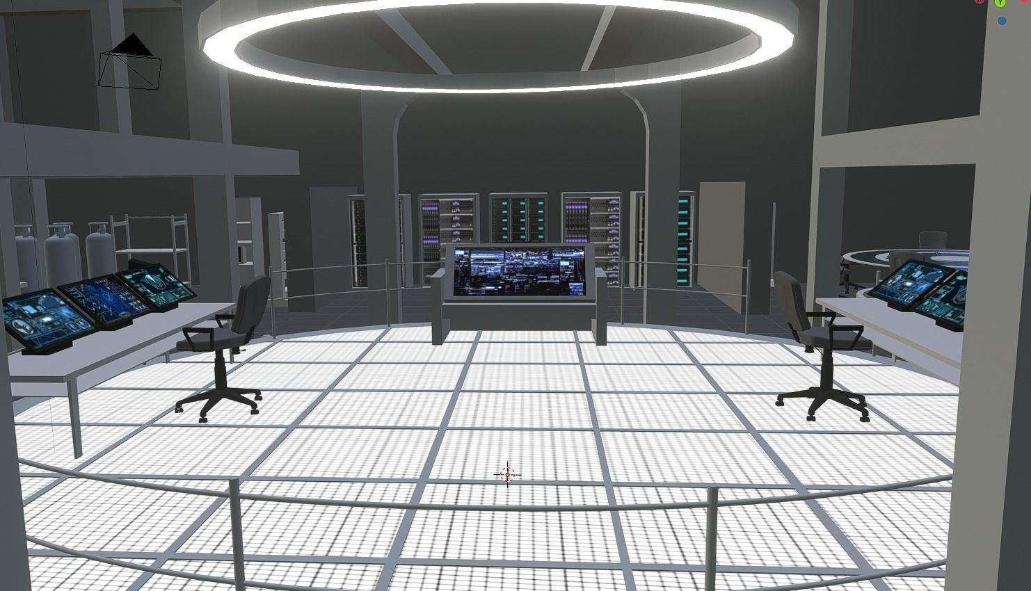 CW Green Arrow Season 4 Bunker Low-poly 3D model_1