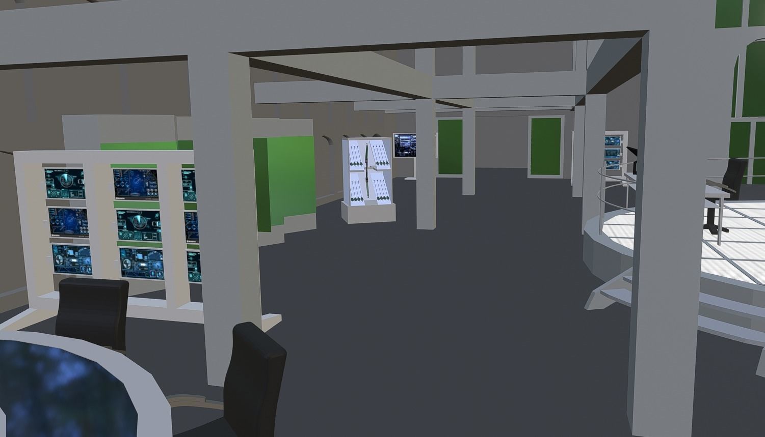 CW Green Arrow Season 4 Bunker Low-poly 3D model_8