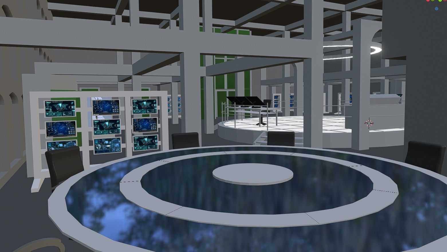 CW Green Arrow Season 4 Bunker Low-poly 3D model_4