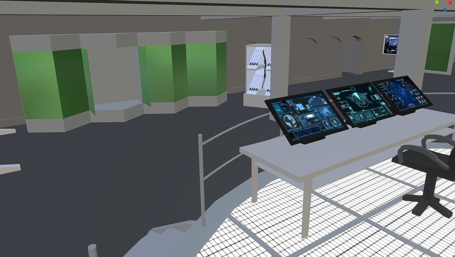 CW Green Arrow Season 4 Bunker Low-poly 3D model_7