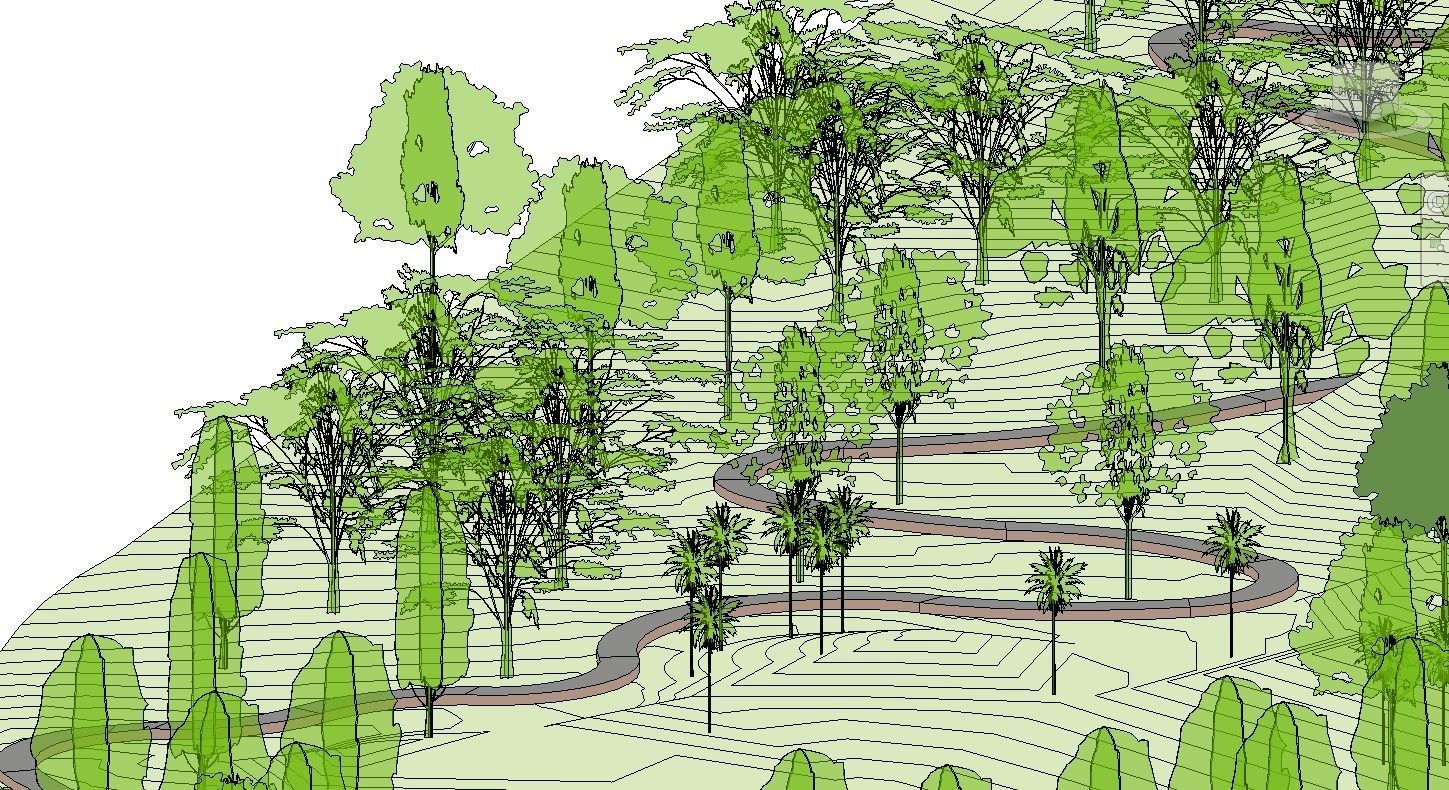 Fully Customizable Revit 2020 Tree Family 3D model - Set 1 3D model_4