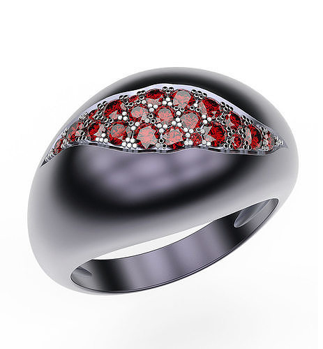 Cracked Ring 3D print model