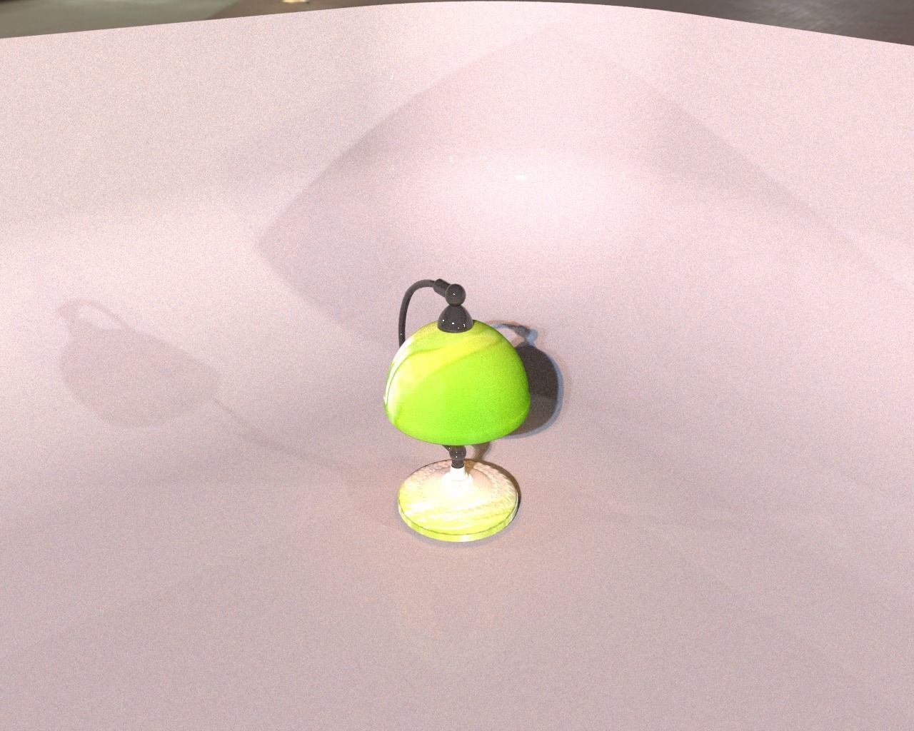 Plastic Lamp 3D model_2