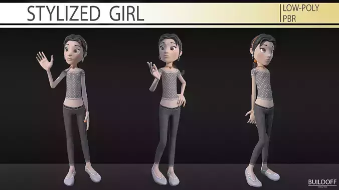 Stylized girl