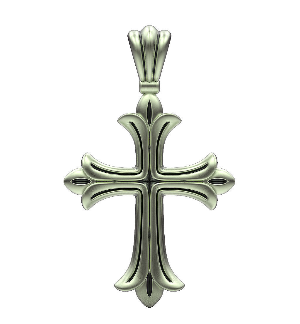Cross Medieval 3D print model_1