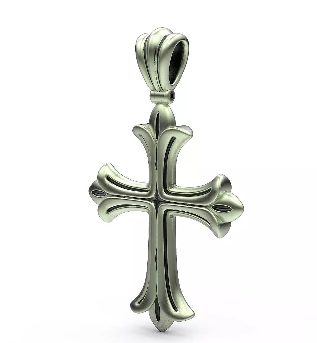 Cross Medieval 3D print model_0