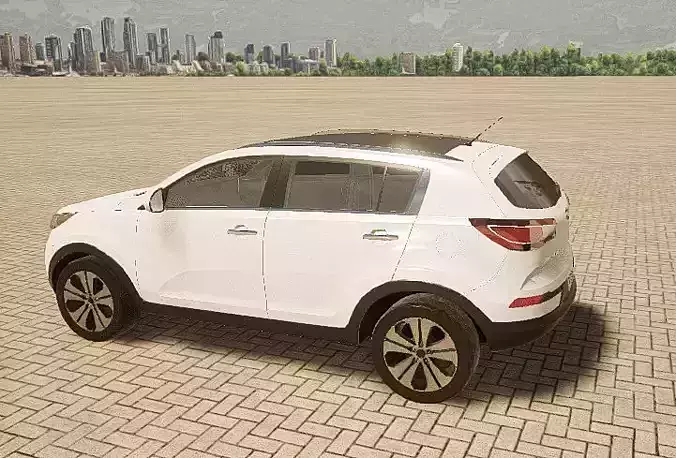 3d Twinmotion Car model- Kia Sport Age