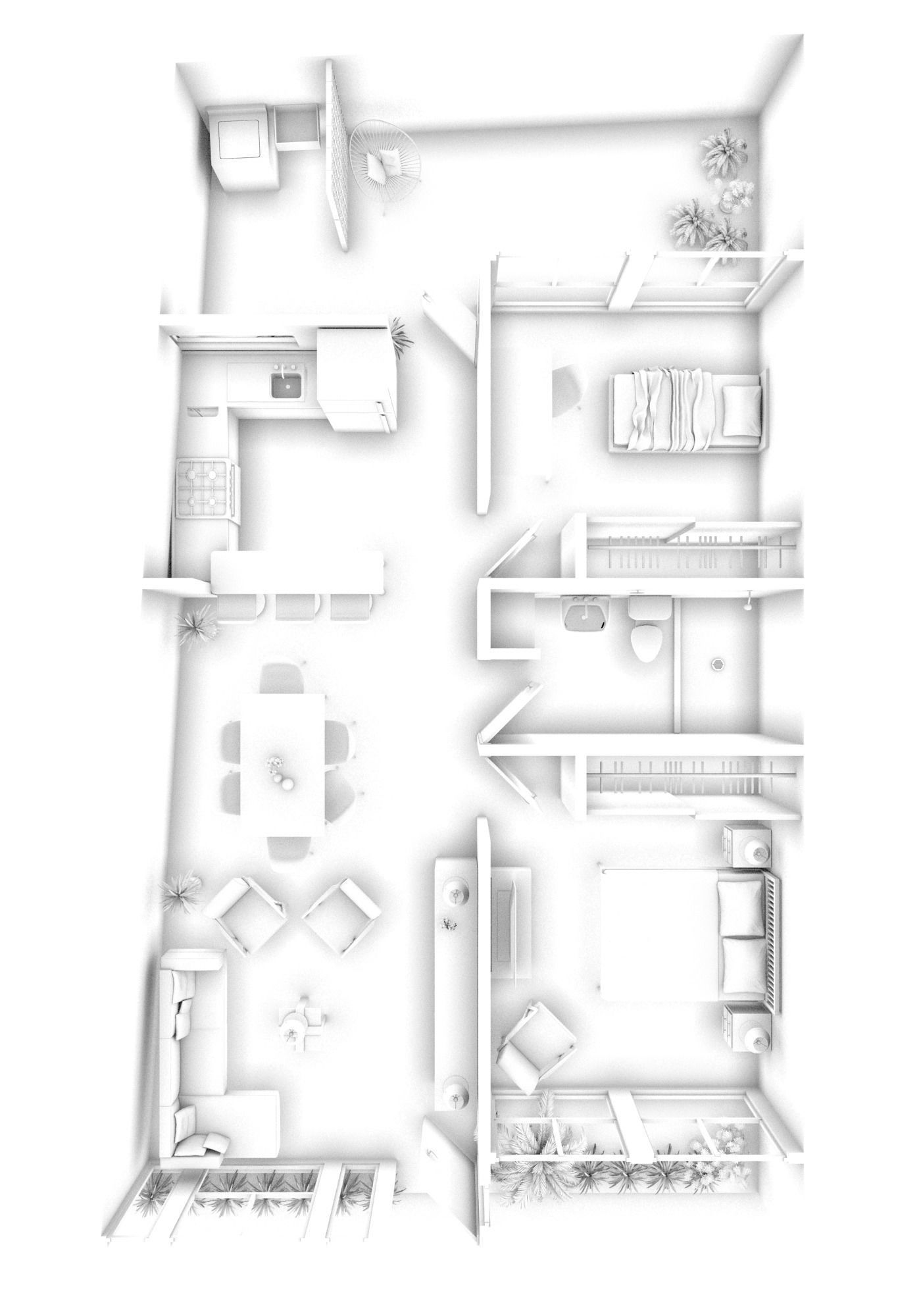 VISTA TOP CASA 3D model_1