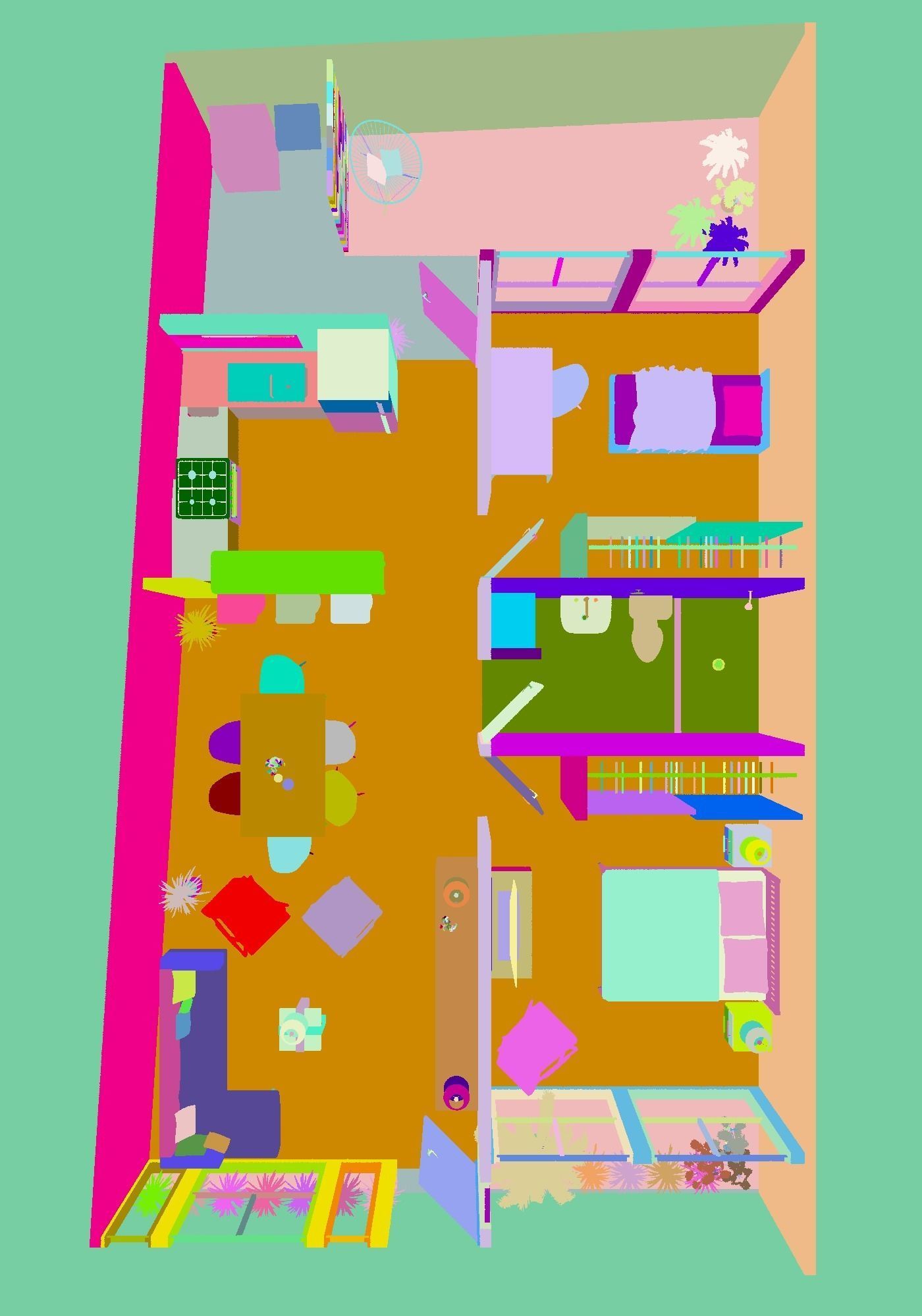 VISTA TOP CASA 3D model_2