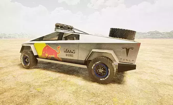 3d Twinmotion Car model - Tesla Truck 2020