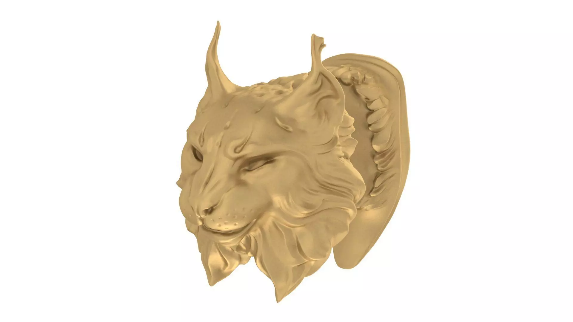 Lynx with knife garda 3D print model