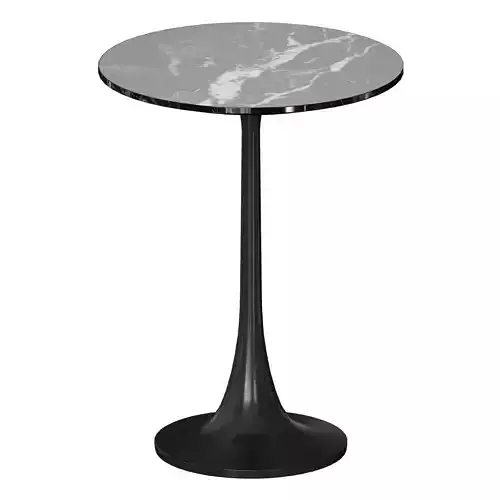 Nero Black Marble Accent Table Crate and Barrel