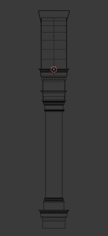 Palladian Window - Venetian window Low-poly 3D model_9