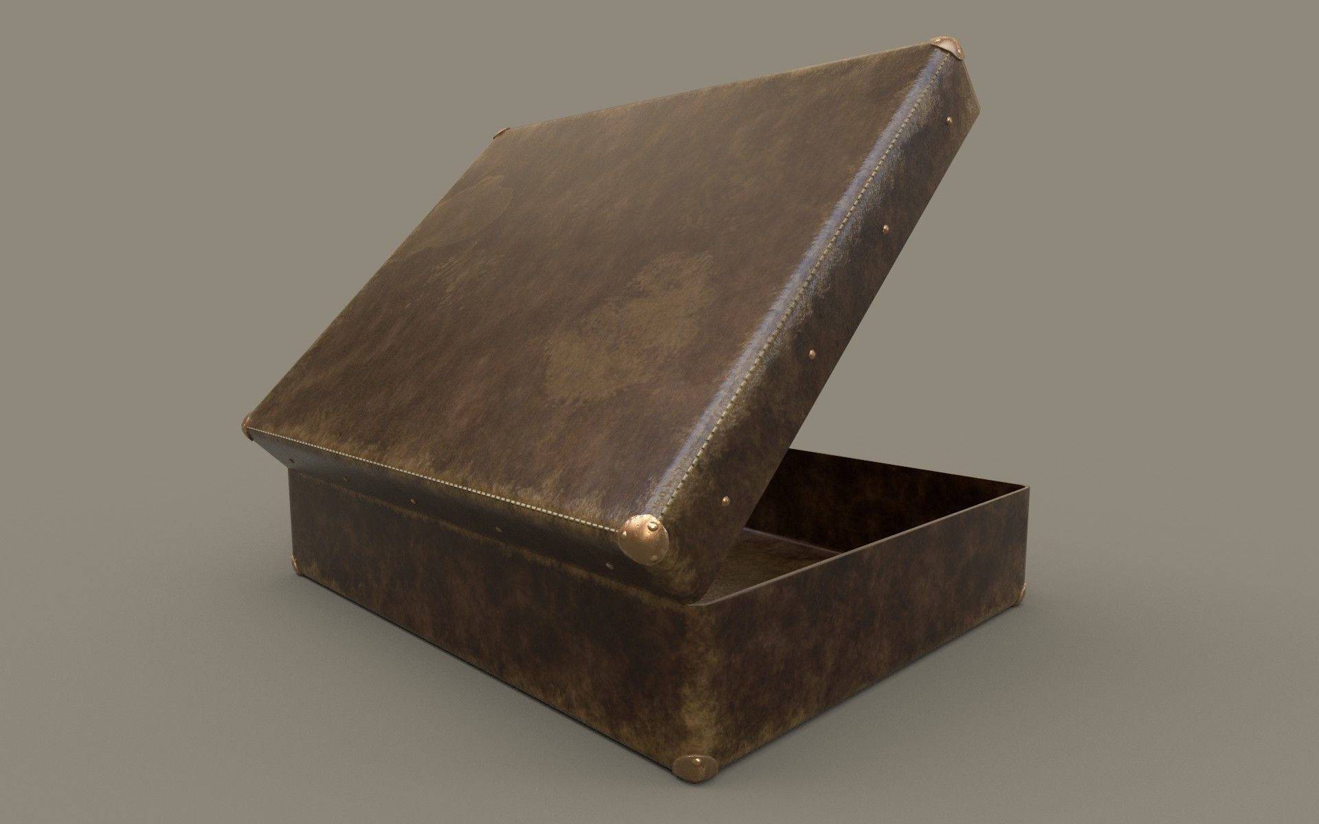 Briefcase game-ready Low-poly 3D model_4