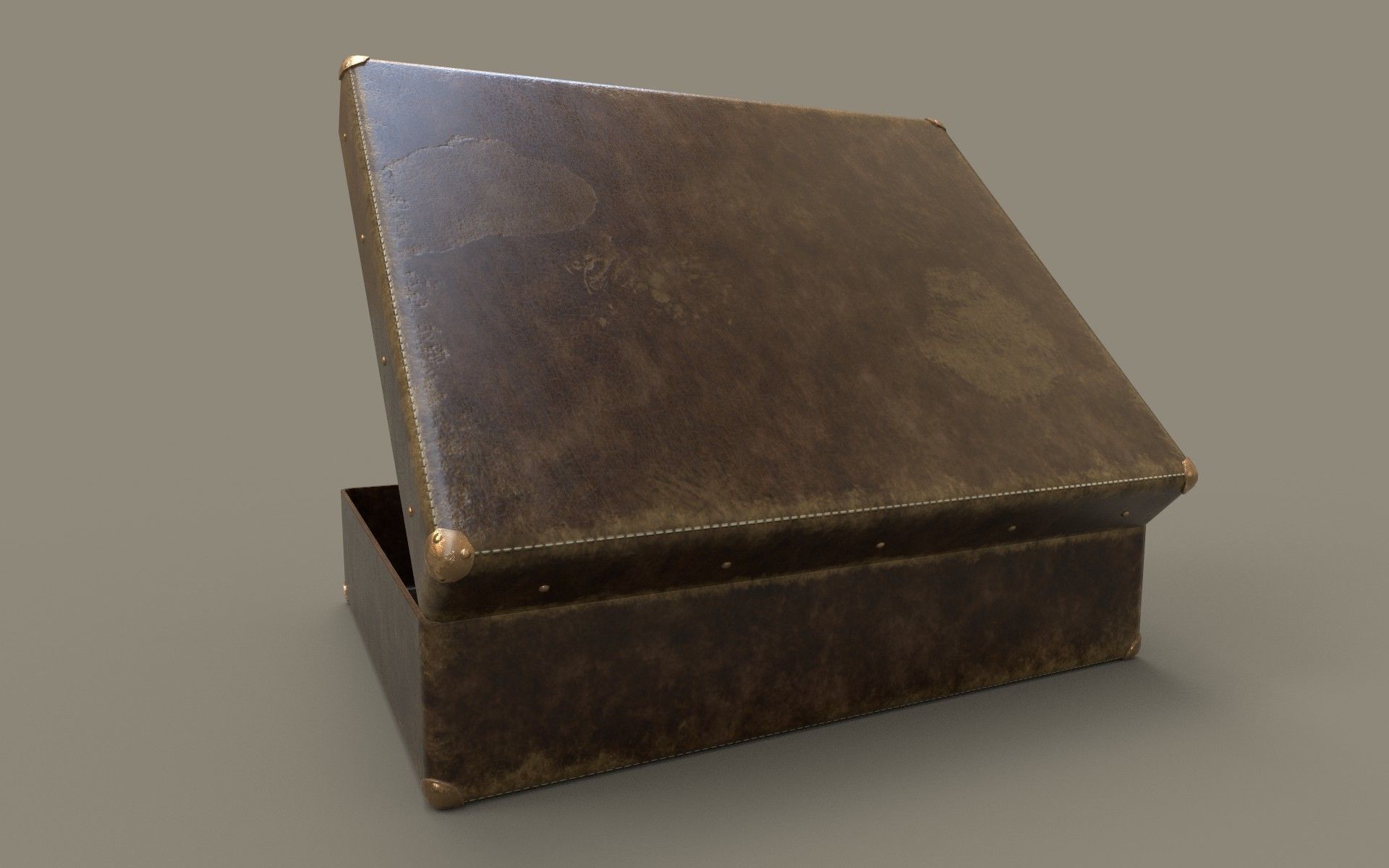 Briefcase game-ready Low-poly 3D model_3