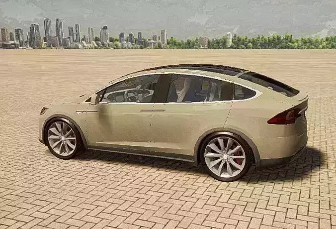3d Twinmotion Car model - Tesla X