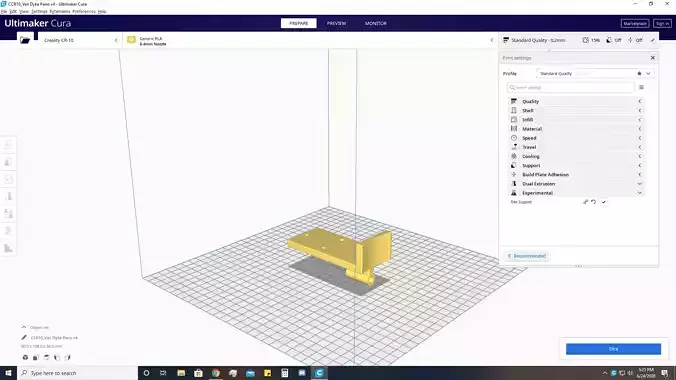 Dental X-ray machin chin piece