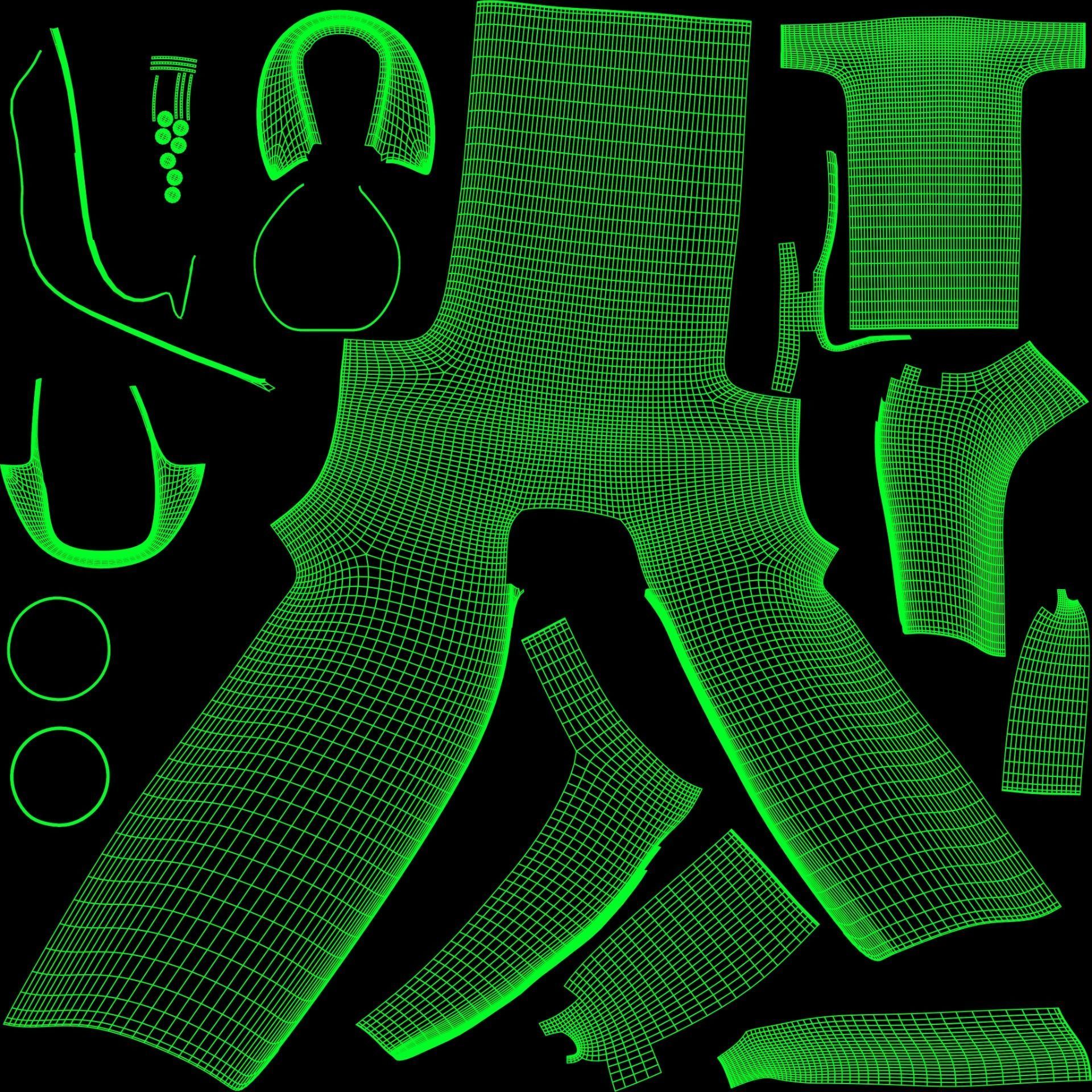 Foreigner man wearing shirt and hat 3D model_18