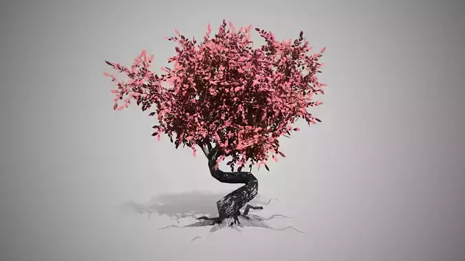 Fantasy Tree LODS Low-poly 3D model