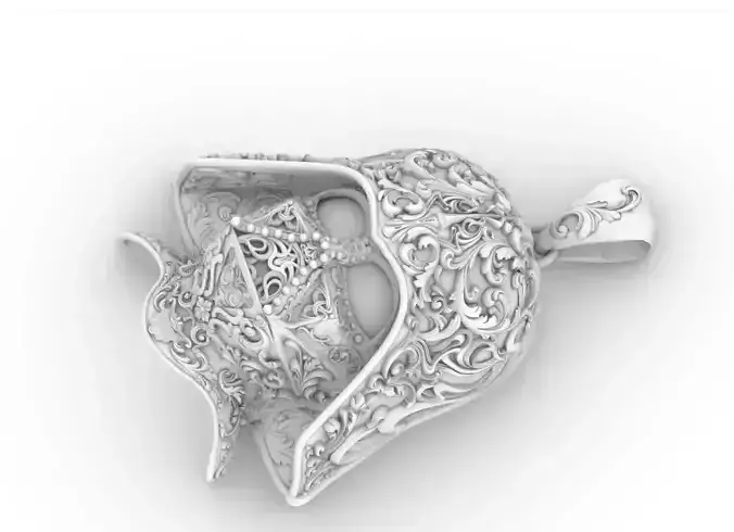 Darth Vader pendant ornament 3d model  3D print model