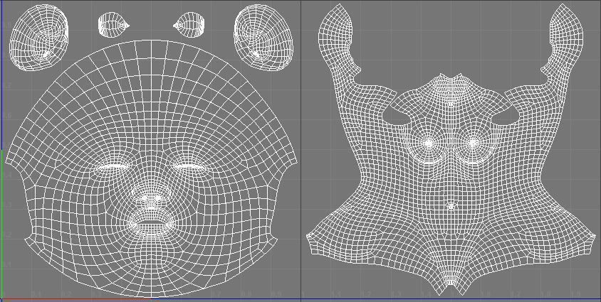 female 3d model base mesh Low-poly 3D model_25