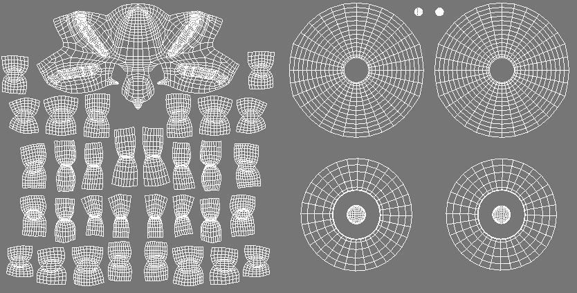 female 3d model base mesh Low-poly 3D model_27