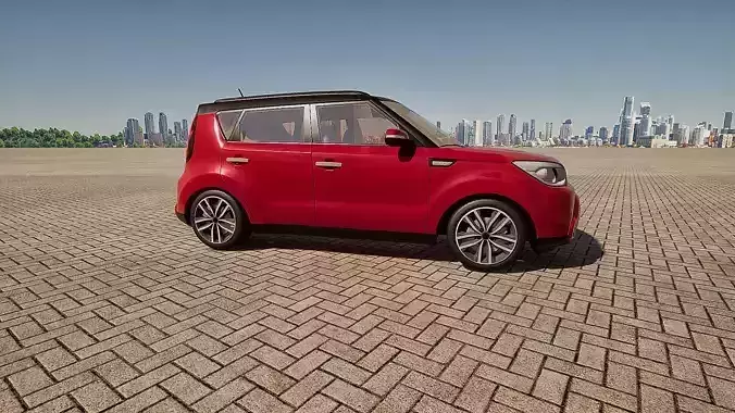 3d Twinmotion Car model- Kia-Soul