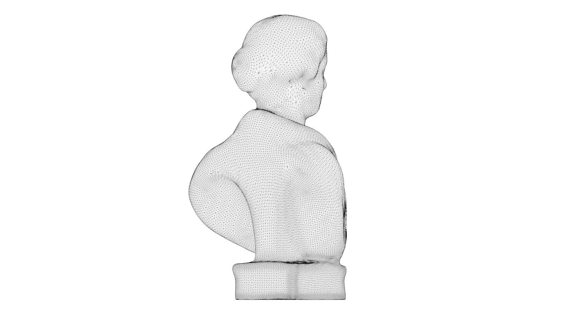 3D PRINTING - ROMAN STATUE - MELITINE 3D print model_17