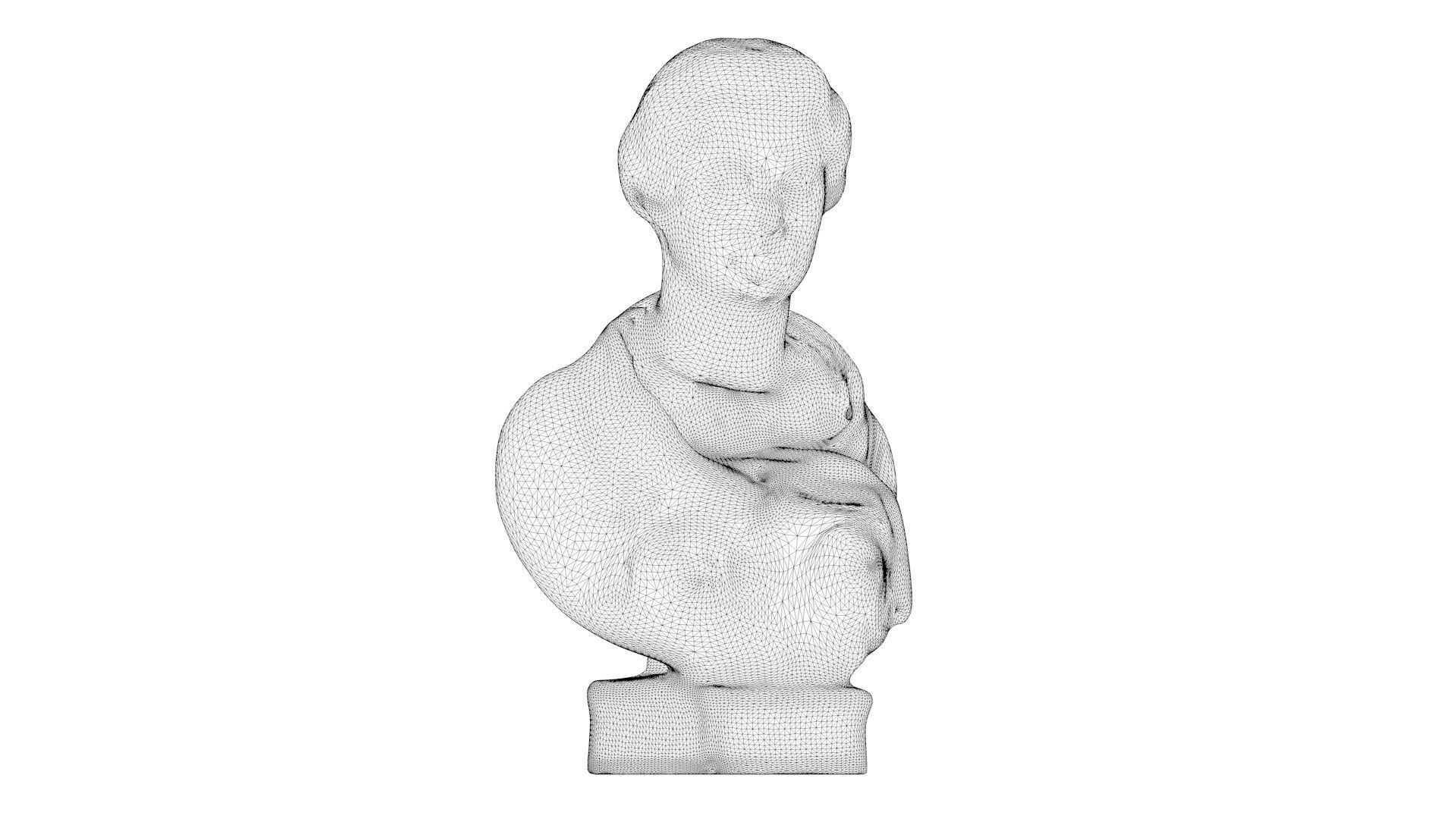 3D PRINTING - ROMAN STATUE - MELITINE 3D print model_14