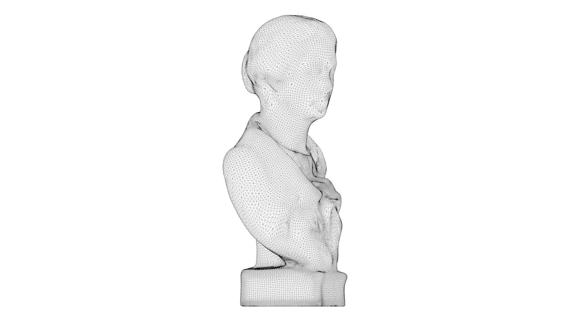 3D PRINTING - ROMAN STATUE - MELITINE 3D print model_15