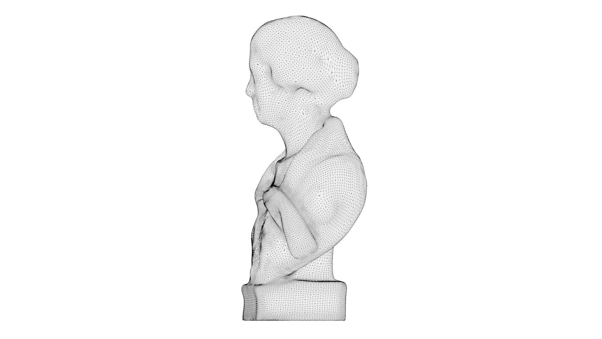 3D PRINTING - ROMAN STATUE - MELITINE 3D print model_21