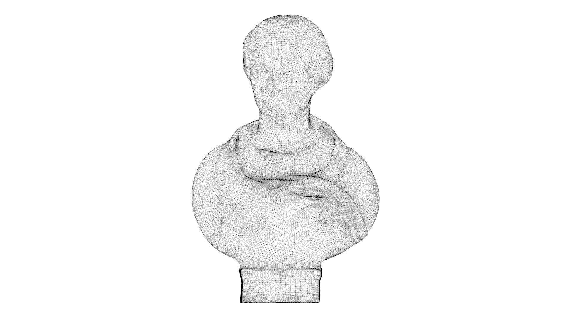 3D PRINTING - ROMAN STATUE - MELITINE 3D print model_13
