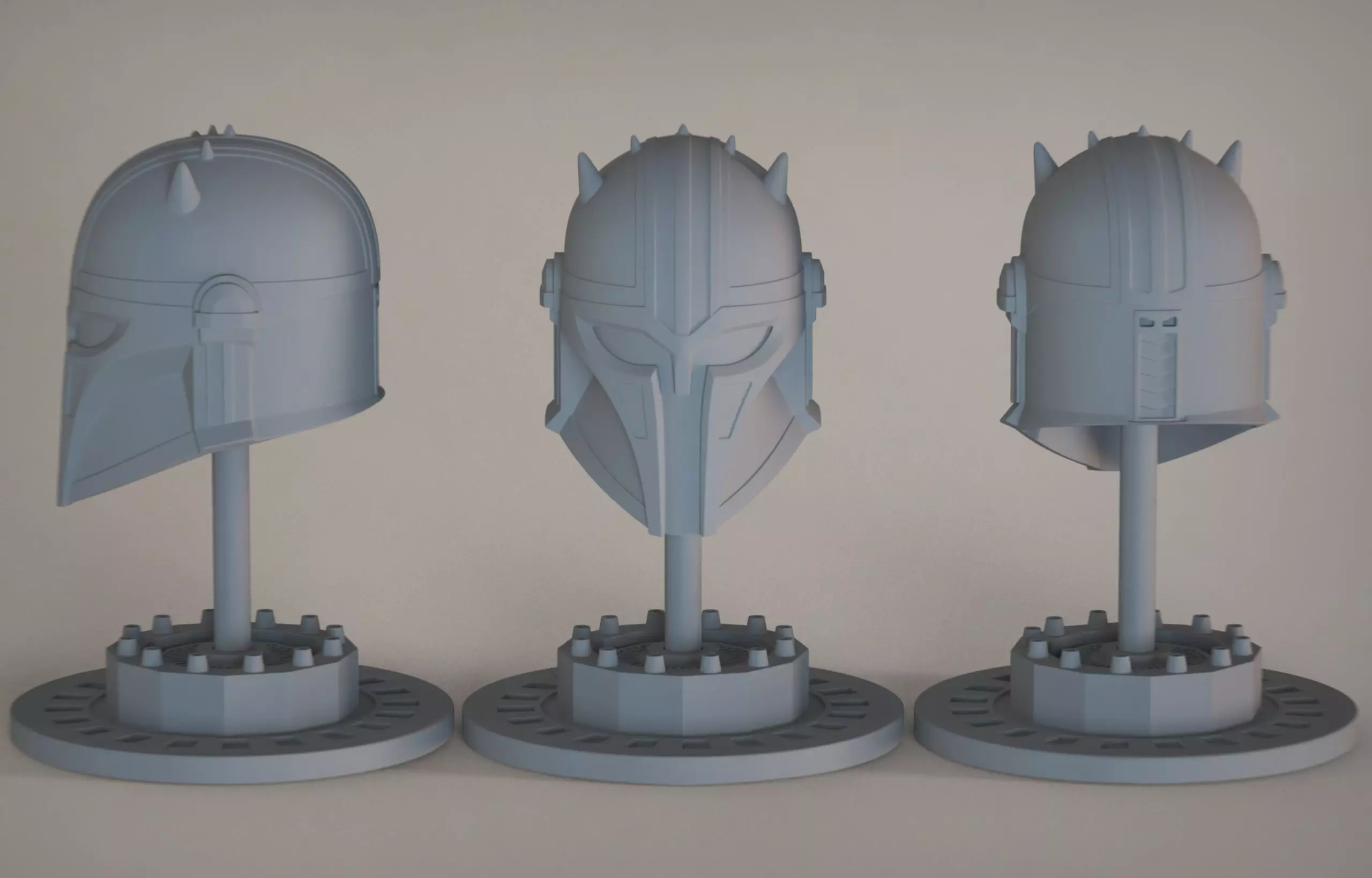 Mandalorian The Armorer 3D print model_0