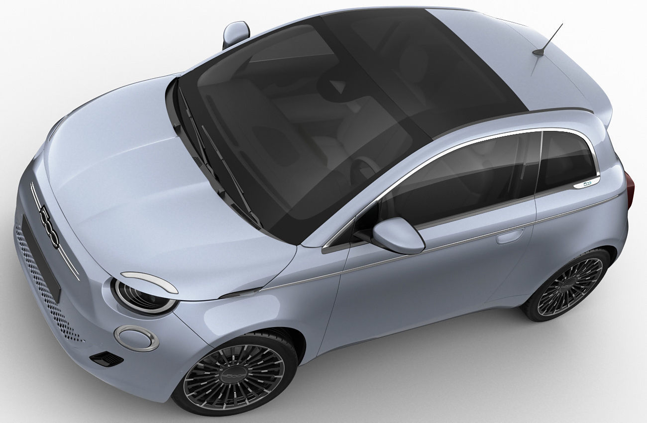 Fiat 500 2021 La Prima 3D model_7