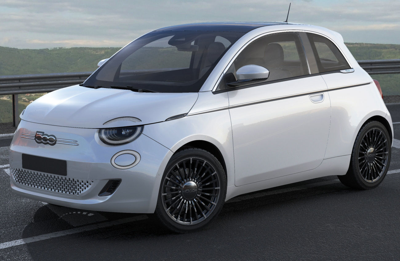 Fiat 500 2021 La Prima 3D model_16