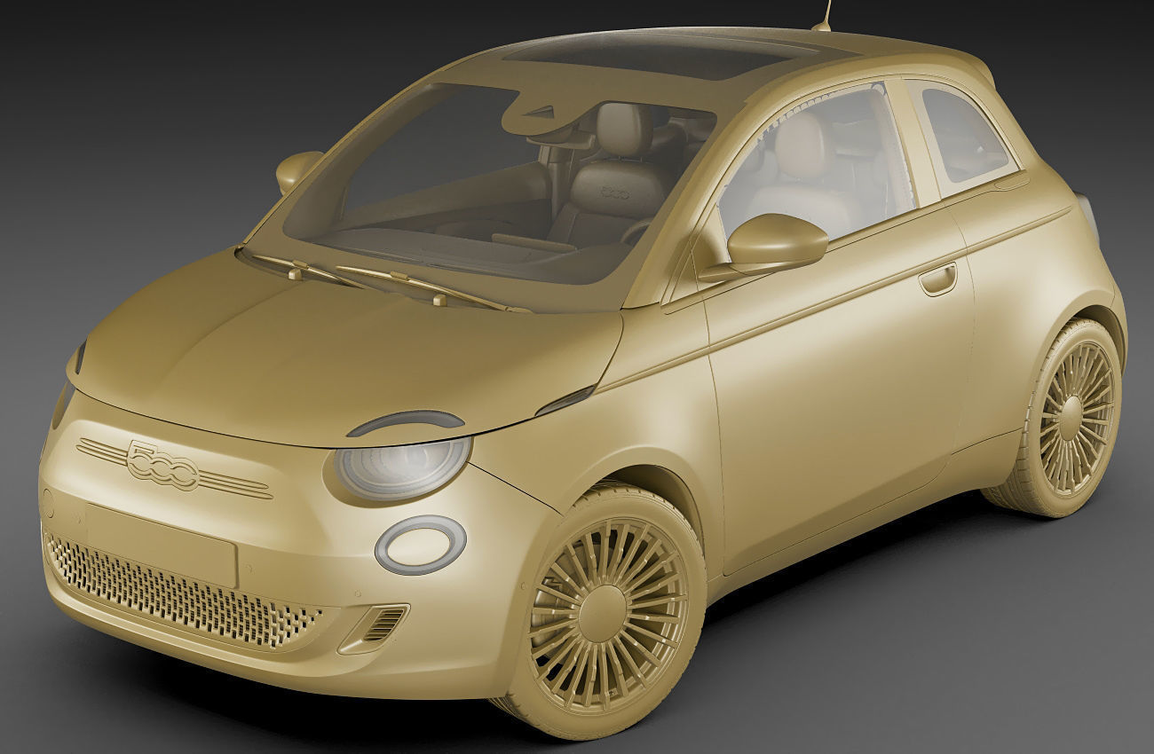 Fiat 500 2021 La Prima 3D model_18
