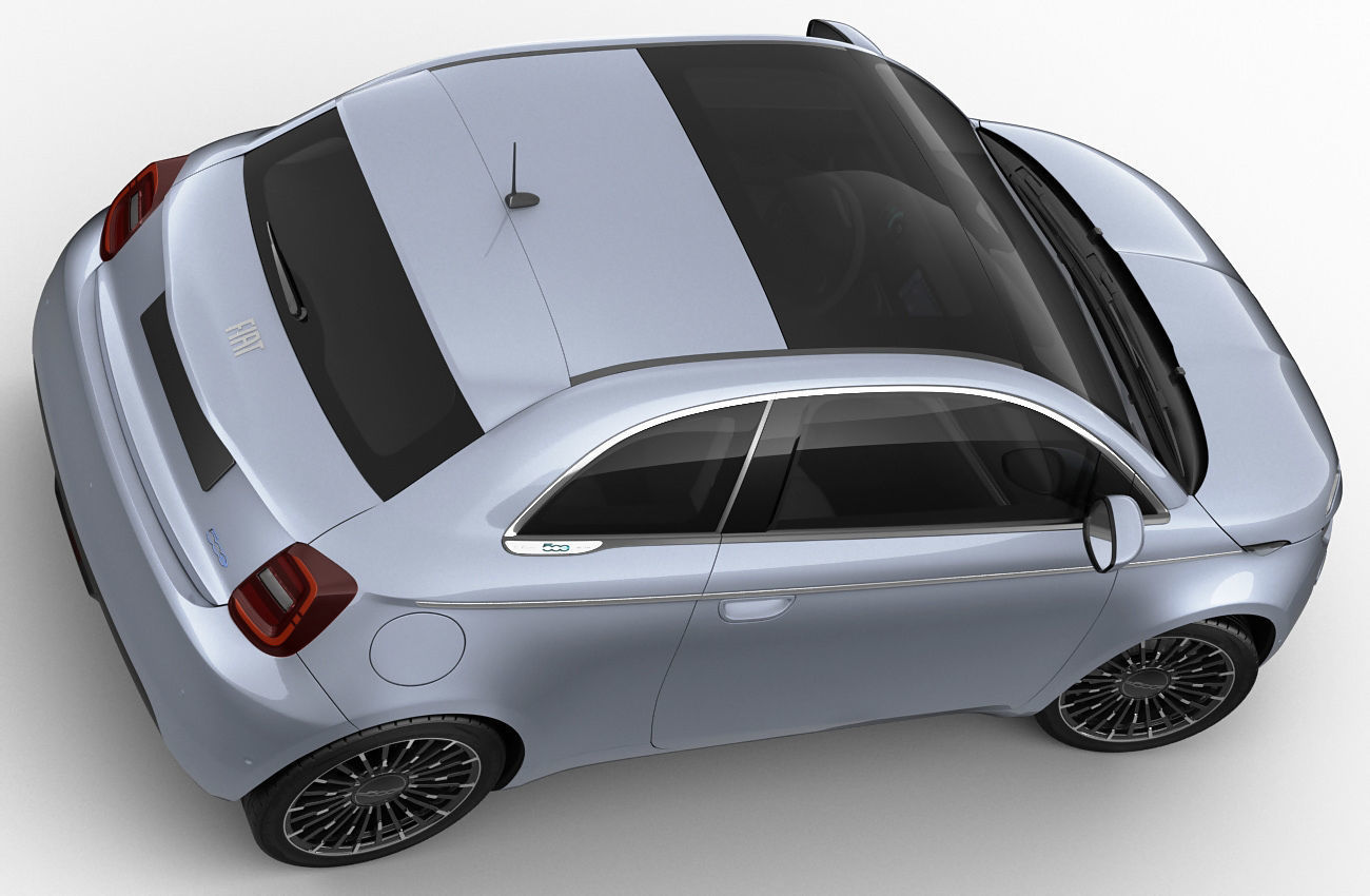 Fiat 500 2021 La Prima 3D model_8