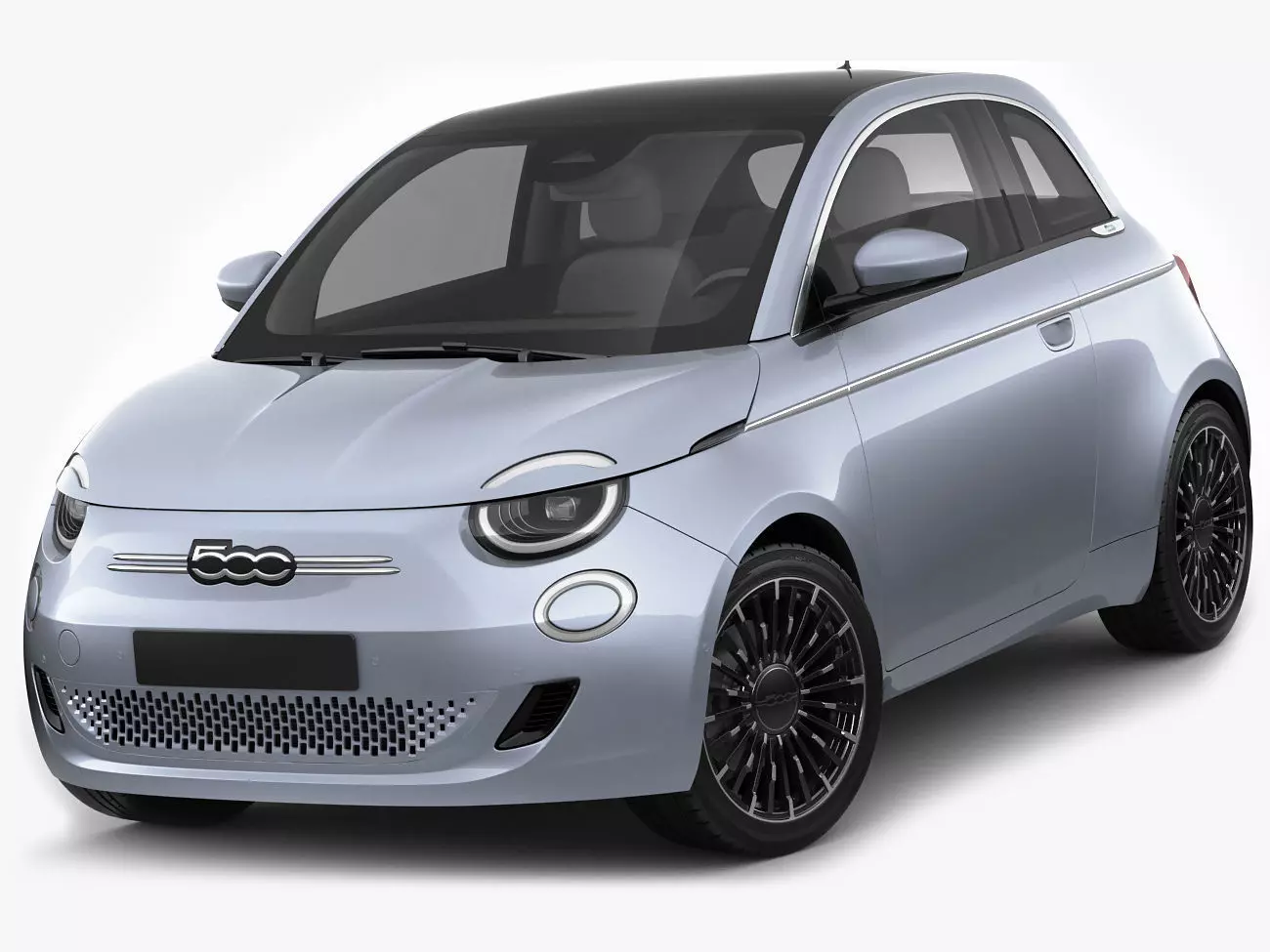 Fiat 500 2021 La Prima 3D model_0