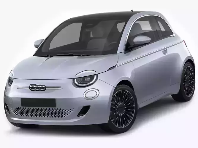 Fiat 500 2021 La Prima 3D model