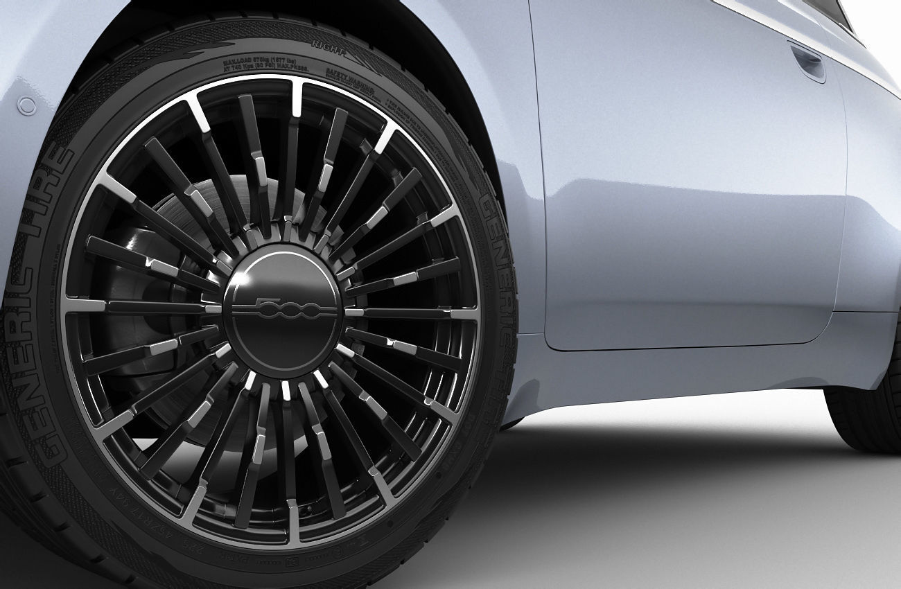 Fiat 500 2021 La Prima 3D model_11