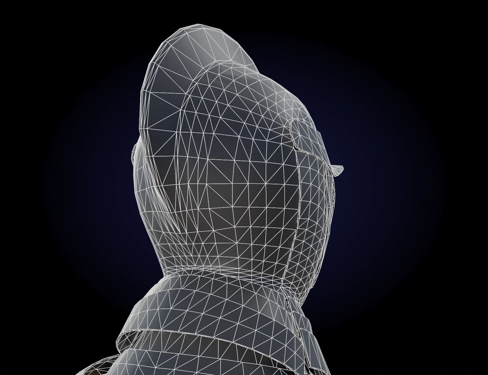 Medieval Knight Armor Low-poly 3D model_10