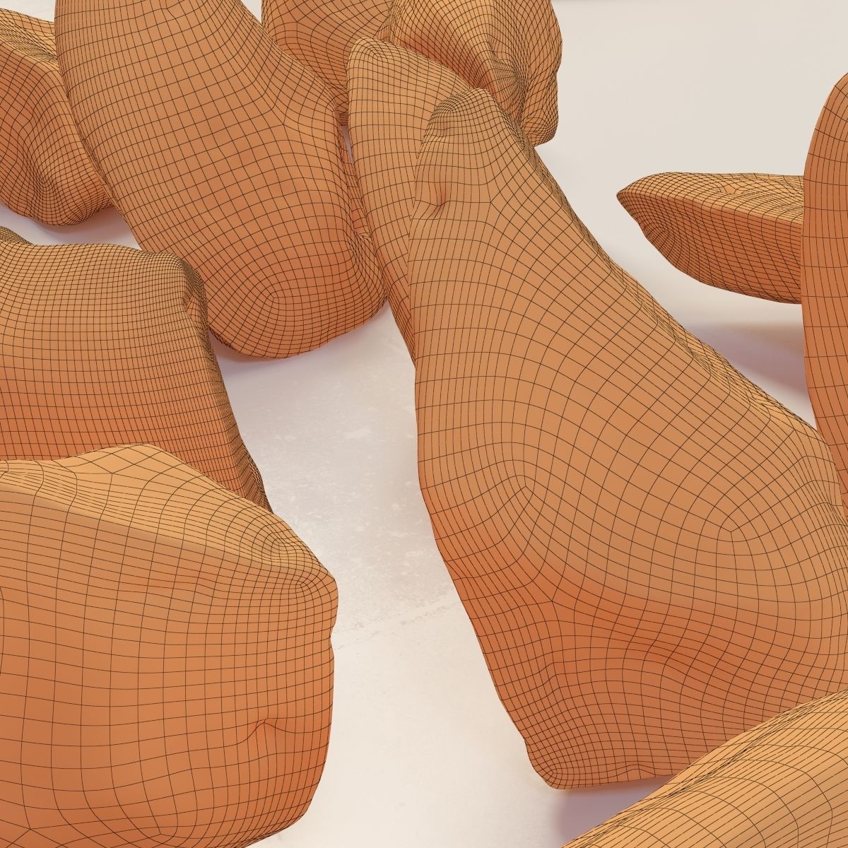 Stone rock river splinter n1a 3D model_14