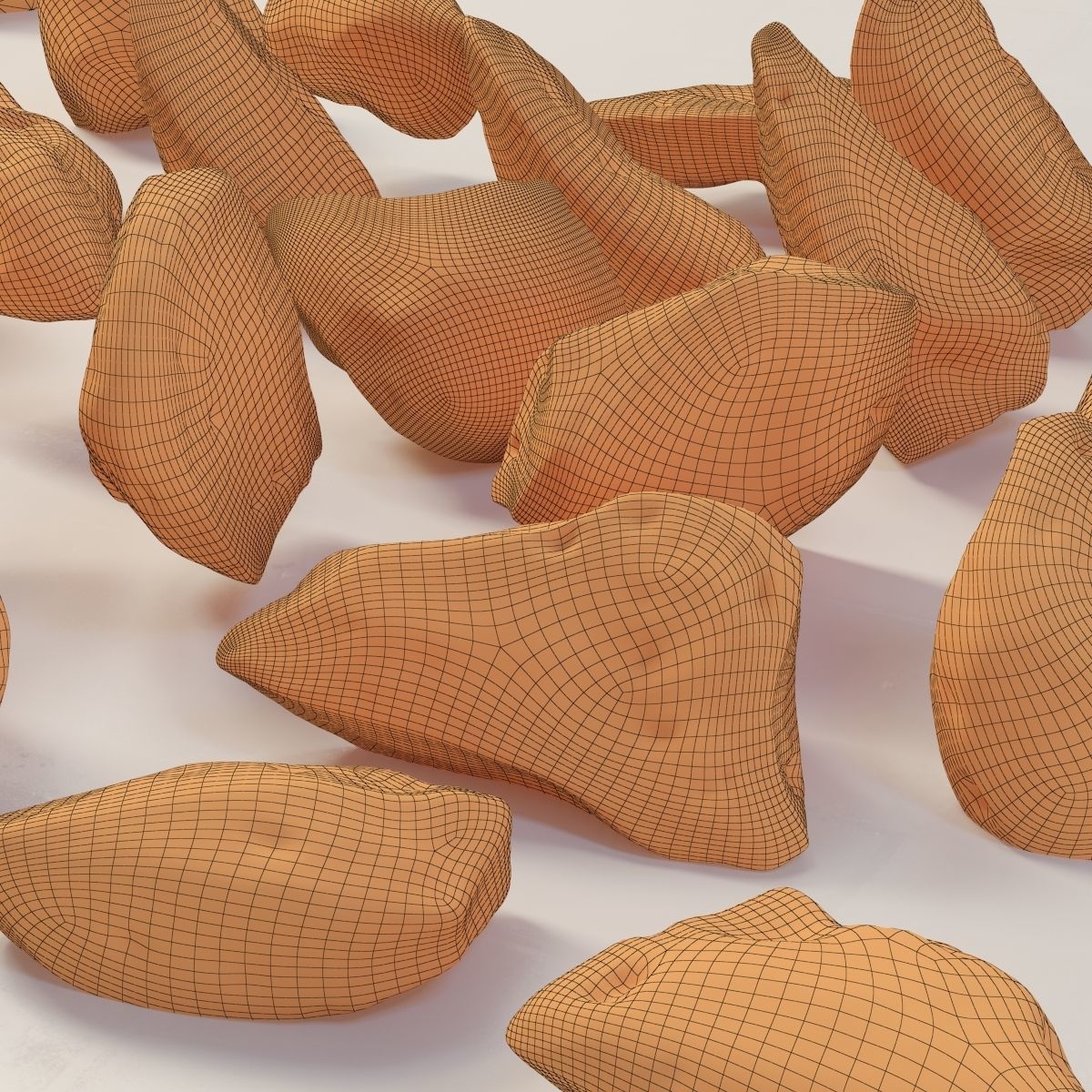 Stone rock river splinter n1a 3D model_12