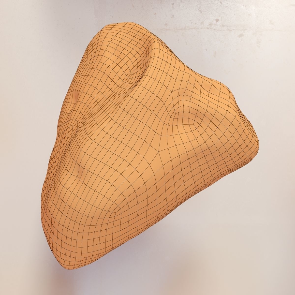 Stone rock river splinter n1a 3D model_17