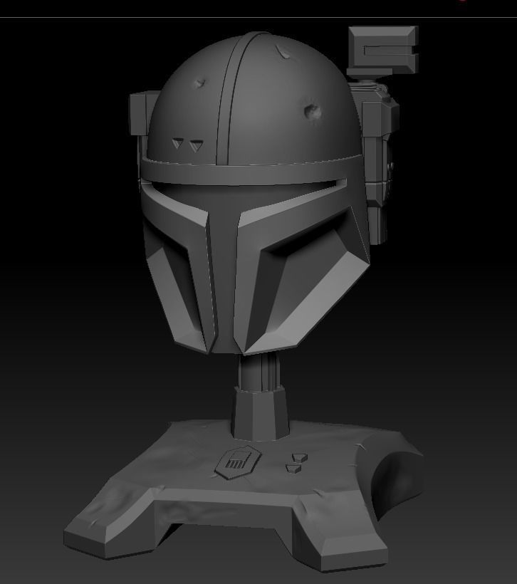 Mandalorian Paz Vizla 3D print model_3