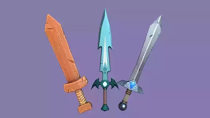 Sword Pack A - Stylized