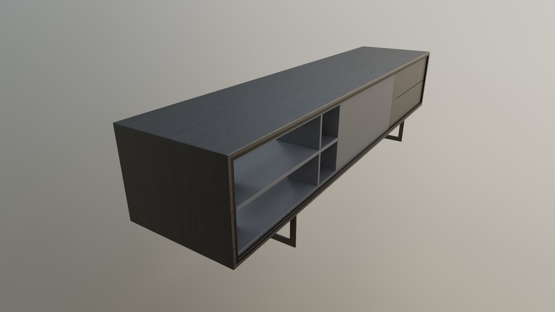Modloft Baxter Media Cabinet 3D model_4