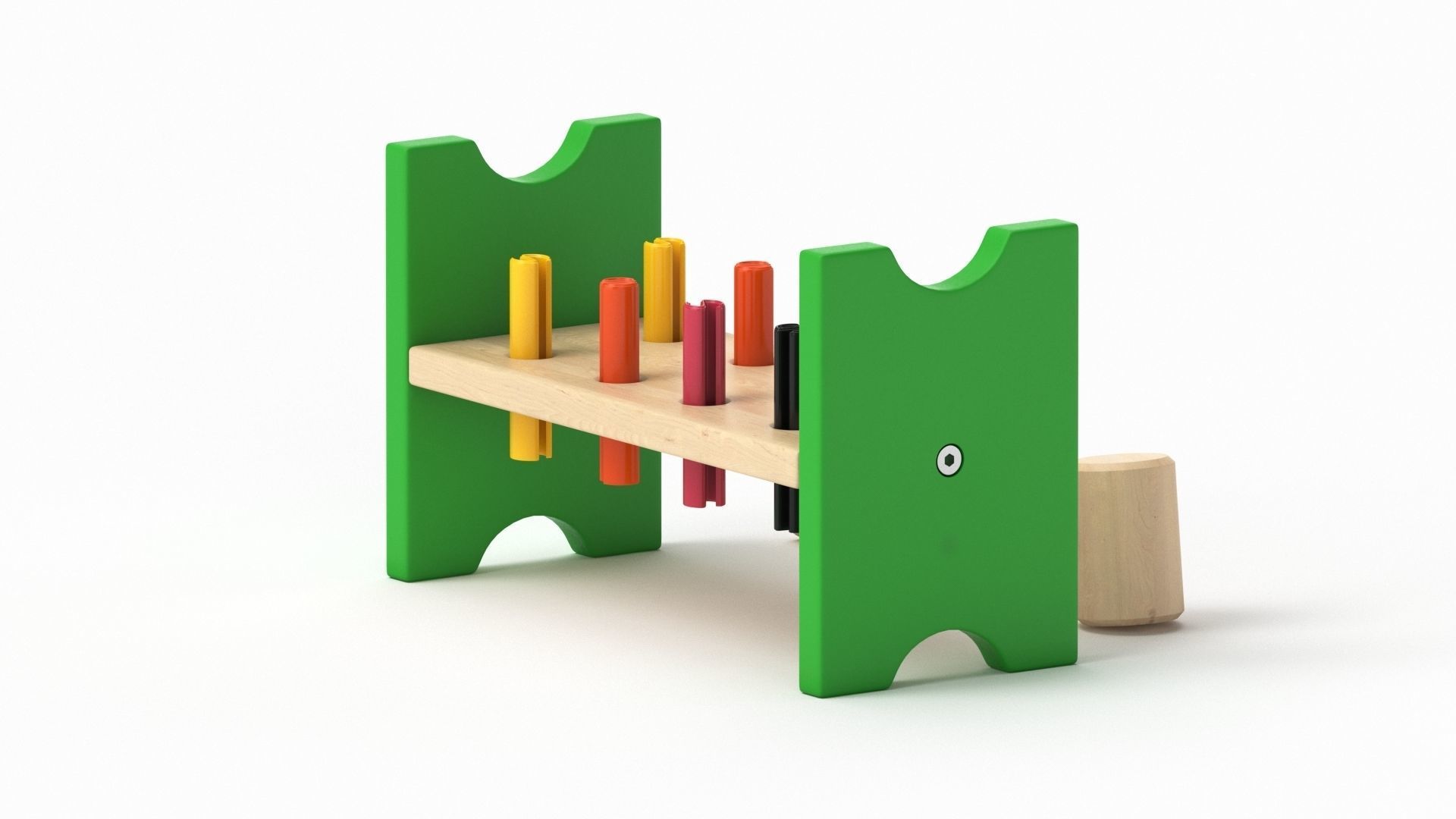 Mula Toy Hammering  Block 3D model_22