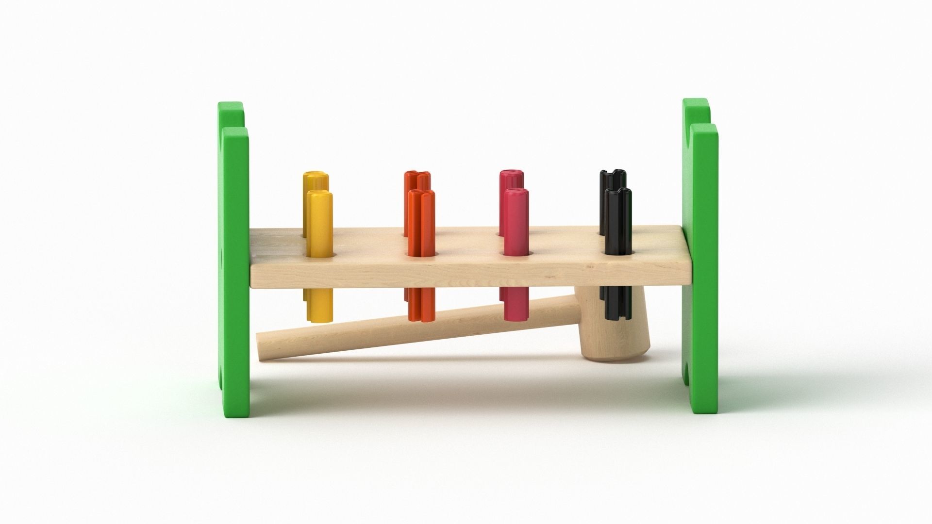 Mula Toy Hammering  Block 3D model_24